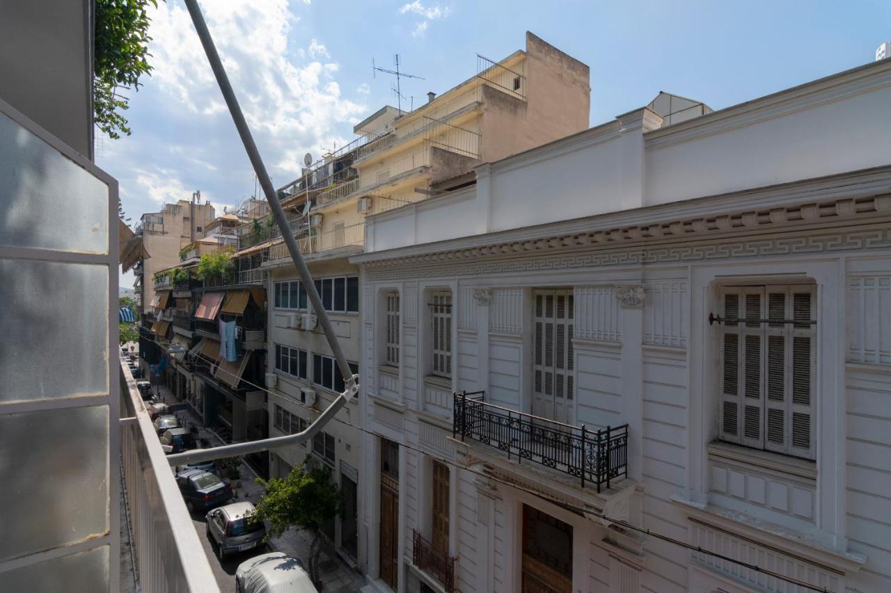 Modern 2Bd Apt In Athens , 3-Min Metro Buitenkant foto